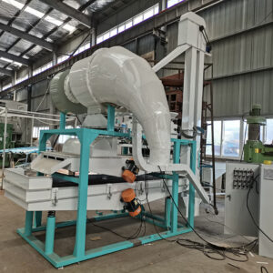 buckwheat seed shelling and grading machine