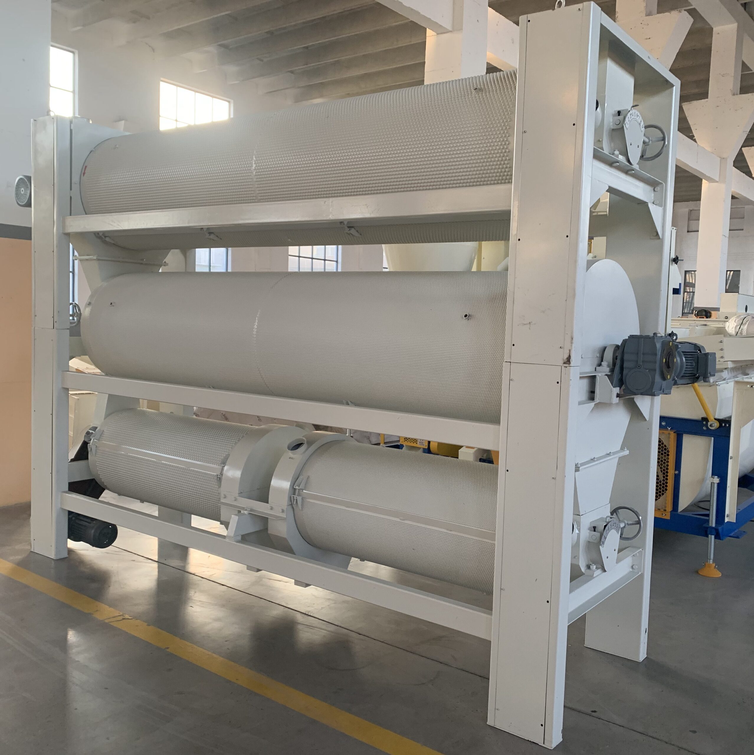 indented cylinder separator indented cylinder separator